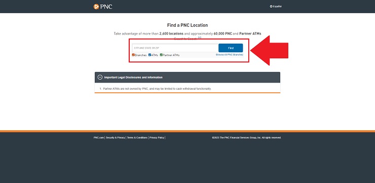 pnc bank find locations